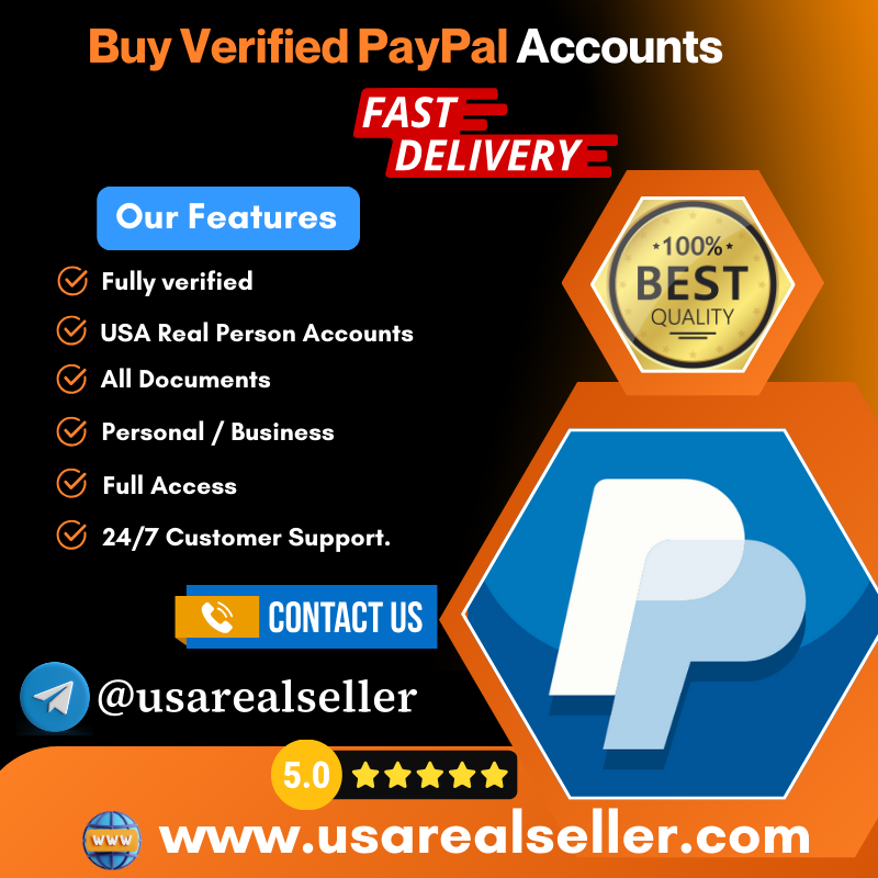 Get Verified PayPal Accounts - Personal&business,US,UK,CA