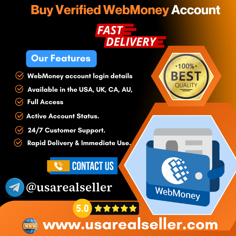 Get Verified WebMoney Account - 100% verified account Id