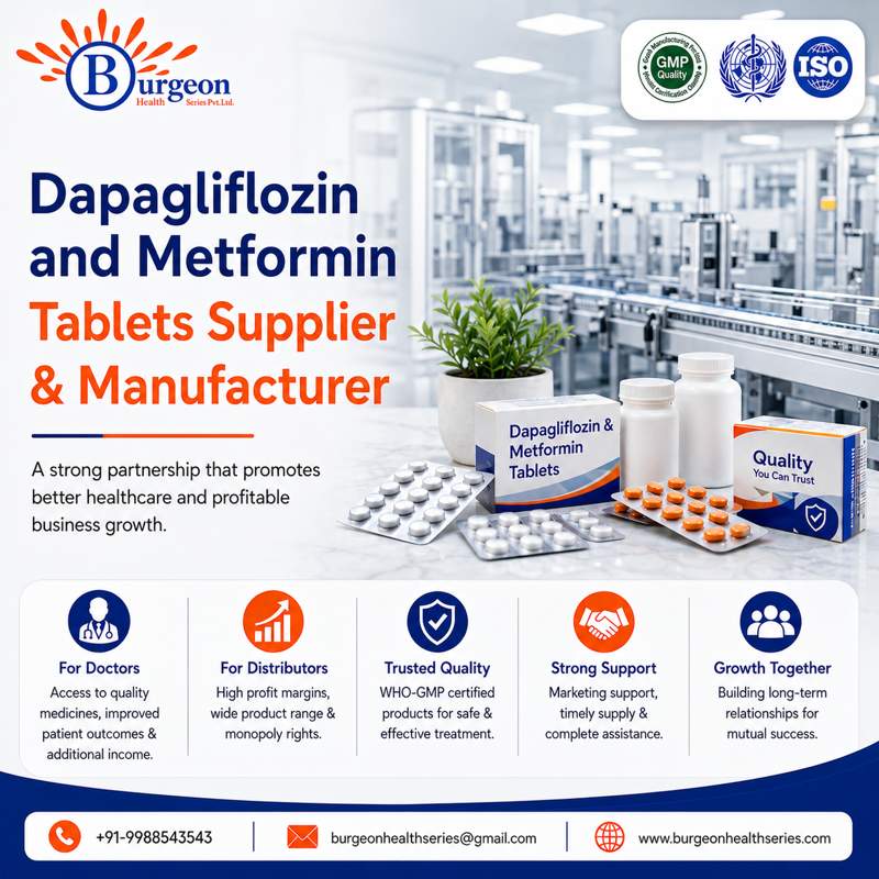 Dapagliflozin and Metformin Tablets Supplier & Manufacturer